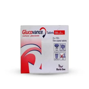 Glucovance (Metformin / Glibenclamide) – 500 mg / 5 mg Tablets