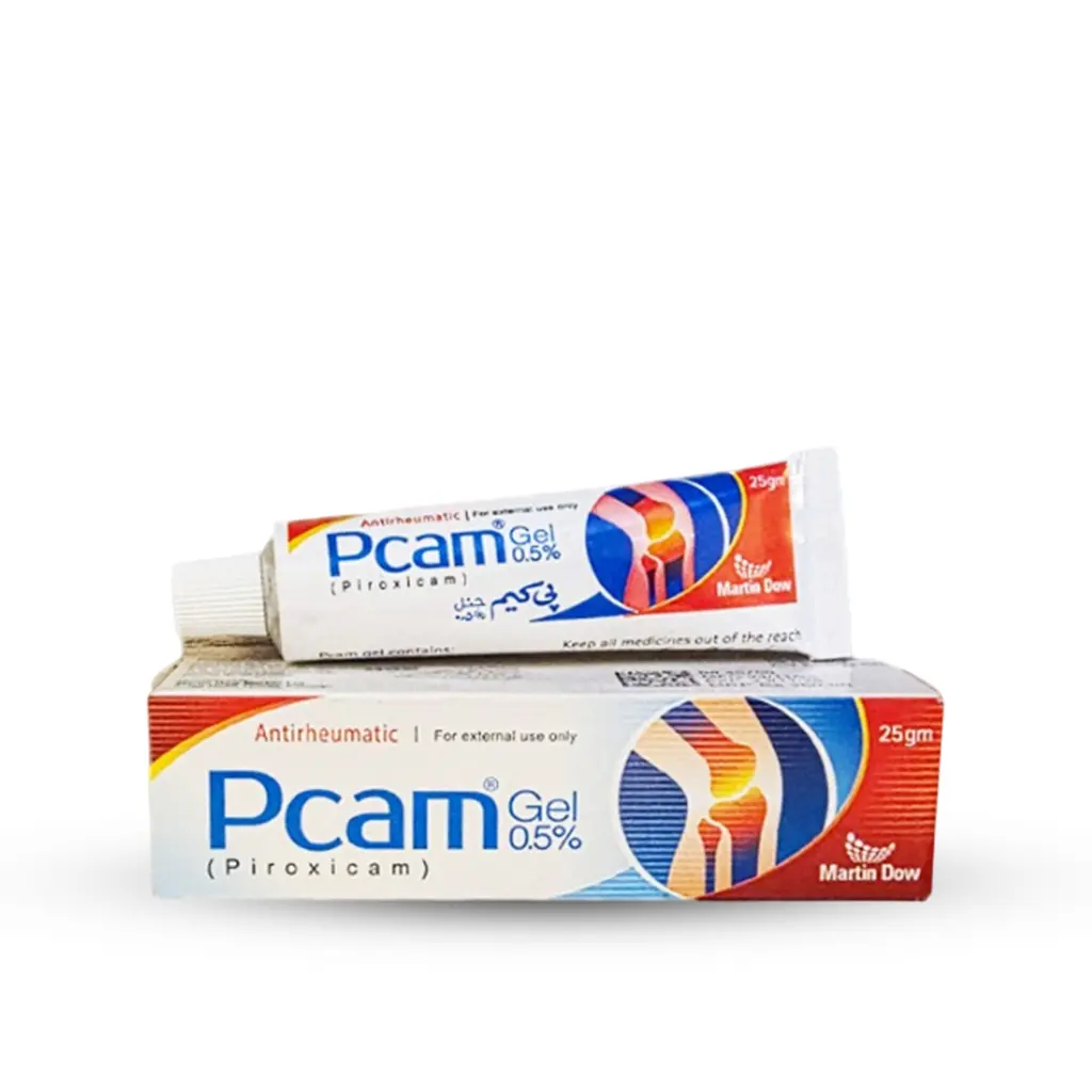 Pcam (Piroxicam) – 0.5% Topical Gel